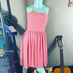 NWT Bill Levkoff Chiffon Removable Straps dress